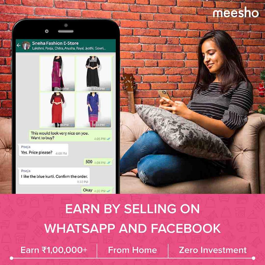 meesho-earn-50-000-from-home-referral-code-post-and-find